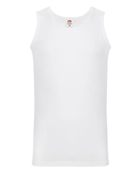 61098 Fruit Of The Loom Men's Valueweight Athletic Vest  T-Shirts