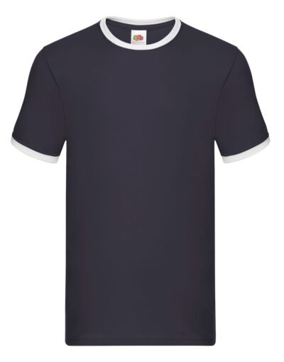 Fruit Of The Loom Men's Valueweight Ringer - T-Shirt | Xcel UK