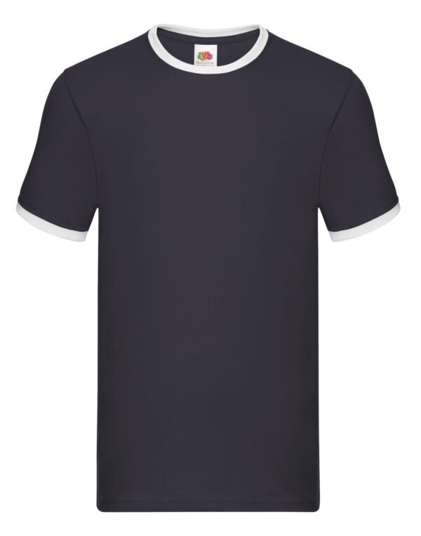 Fruit Of The Loom Men's Valueweight Ringer - T-Shirt | Xcel UK