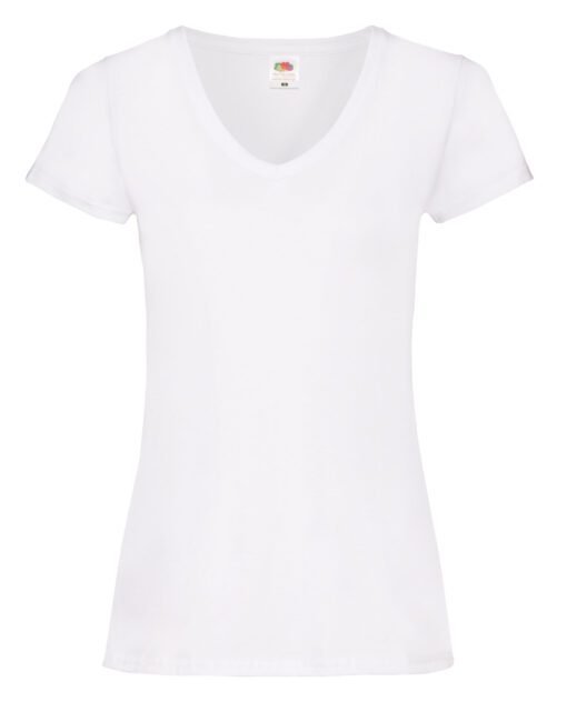 61398 Fruit Of The Loom Ladies' Valueweight V-Neck T-Shirt  T-Shirts