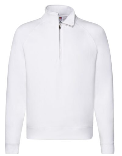 Fruit Of The Loom Men's Premium Zip Neck Sweat - Sweatshirt | Xcel UK