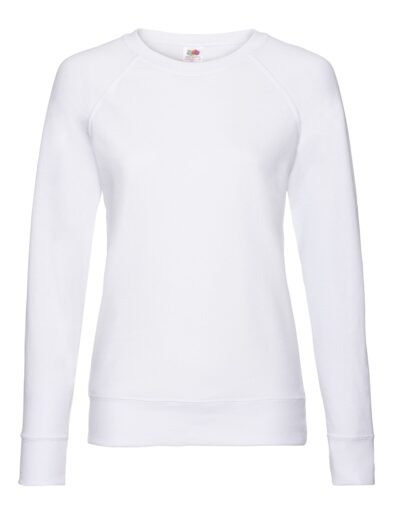 Fruit Of The Loom Ladies' L/Weight Raglan Sweat - Sweatshirt | Xcel UK