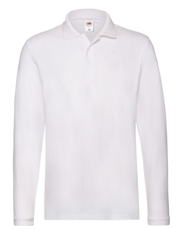 Fruit Of The Loom Men's Premium L/S Polo - Polo Shirt | Xcel UK