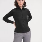Russell Collection Ladies' L/Sleeve Non-Iron Shirt - Corporate Wear | Xcel UK