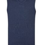 Russell Collection V-Neck Sleeveless Knitted Pullover - T-Shirt | Xcel UK