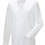 Russell Collection Men's L/Sleeve Oxford Shirt - Corporate Wear | Xcel UK