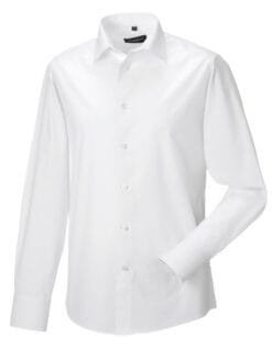 946M Russell Collection Men's L/Sleeve Fitted Stretch Shirt Corporate Wear