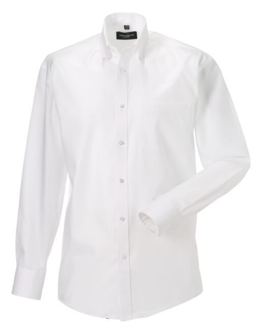 956M Russell Collection Men's L/Sleeve Non-Iron Shirt Corporate Wear