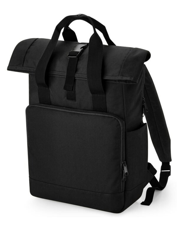 Bagbase Recycled Roll-Top Laptop Backpack - Bags | Xcel UK