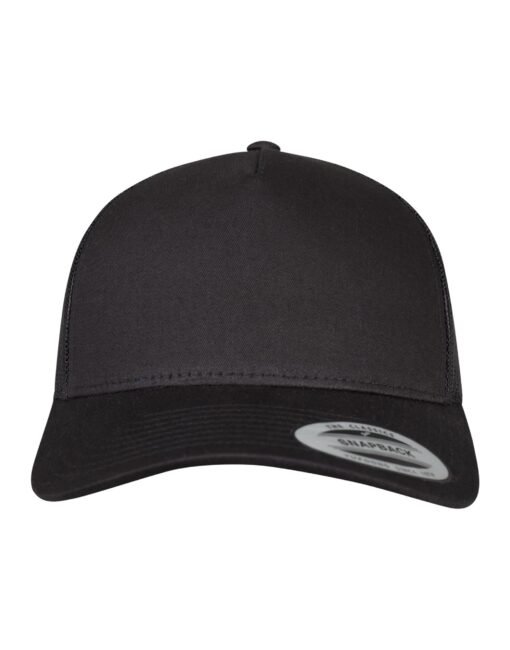 6506 Flexfit 5 Panel Retro Trucker Cap CAPS & HATS
