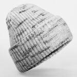 Beechfield Chunky Knitted Patch Beanie HEADWEAR - Beanie Hat | Xcel UK