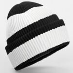 Beechfield Colour Block Beanie HEADWEAR - Beanie Hat | Xcel UK