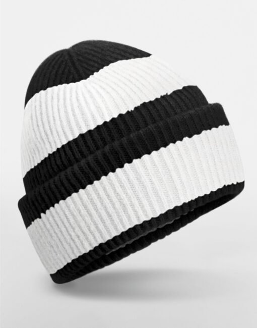 B391R Beechfield  Colour Block Beanie HEADWEAR