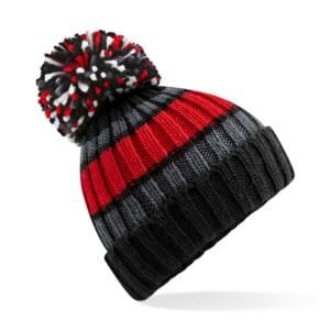 Beechfield Hygge Striped Beanie HEADWEAR