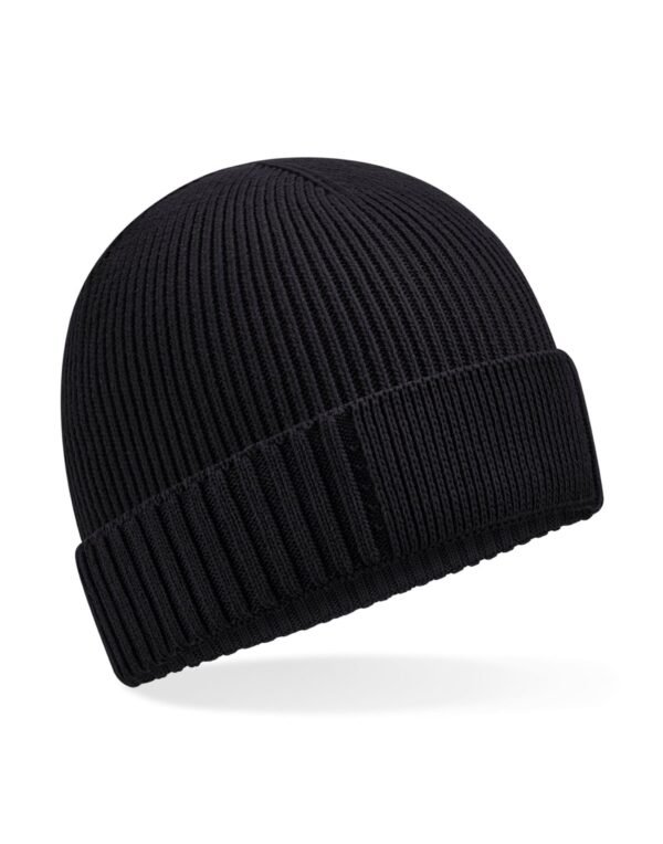 Beechfield Organic Cotton Patch Beanie HEADWEAR - Beanie Hat | Xcel UK