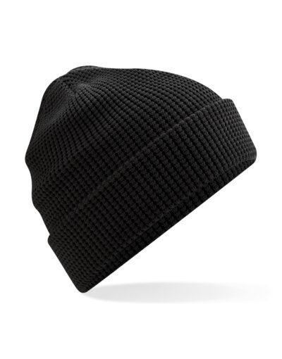 Beechfield Organic Cotton Waffle Beanie HEADWEAR - Beanie Hat | Xcel UK