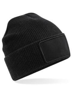 B540 Beechfield  Removable Patch Thinsuateâ„¢ Beanie HEADWEAR