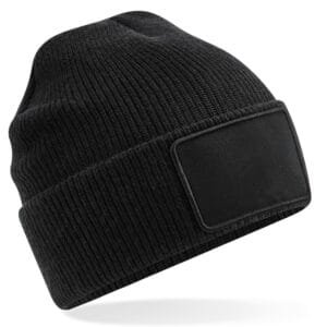 Beechfield Removable Patch Thinsuateâ„¢ Beanie HEADWEAR