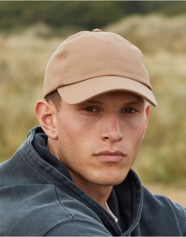 Beechfield Organic Cotton 6 Panel Dad Cap HEADWEAR | Xcel UK