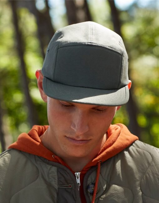 B654 Beechfield  Canvas 5 Panel Camper Cap HEADWEAR