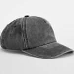 Beechfield 5 Panel Vintage Cap HEADWEAR | Xcel UK