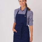 Dennys Le Chef Apron with Metal Eyelets - Hospitality | Xcel UK