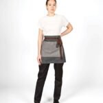 Dennys 100% Cotton Contrast Waist Apron - Hospitality | Xcel UK