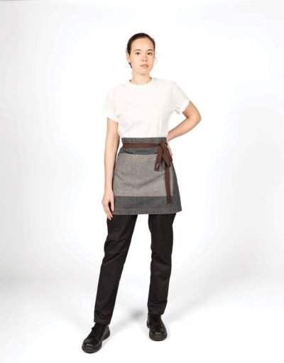 Dennys 100% Cotton Contrast Waist Apron - Hospitality | Xcel UK