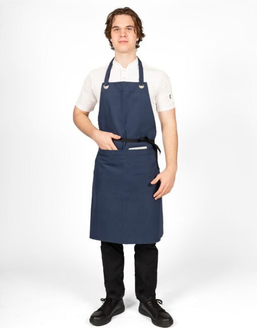 DP114 Dennys Canvas Bib Apron With Pocket Catering