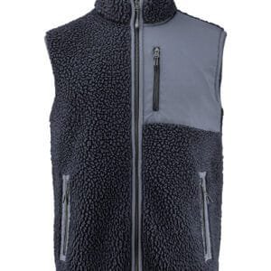 James Harvest Kingsley Sherpa Fleece Vest