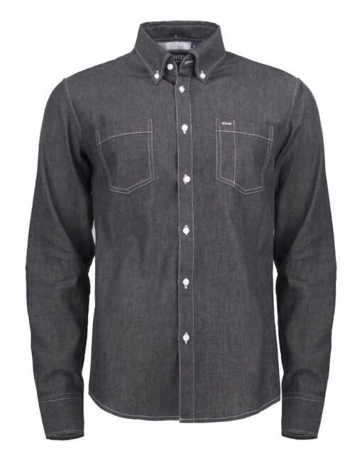 HAR2113035 James Harvest Jupiter Denim Look Shirt Shirts & Blouses