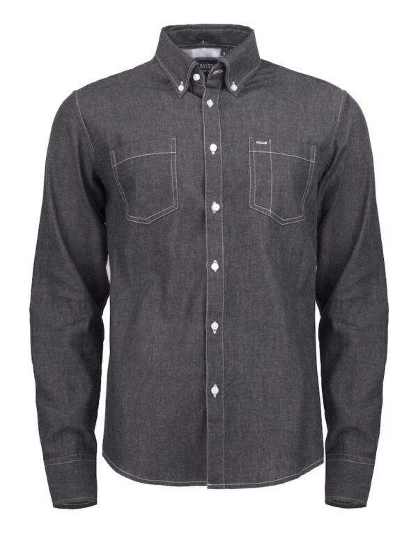 James Harvest Jupiter Denim Look Shirt - Shirts & Blouses | Xcel UK