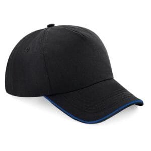 Beechfield Authentic 5 Panel Cap – Piped Peak HEADWEAR