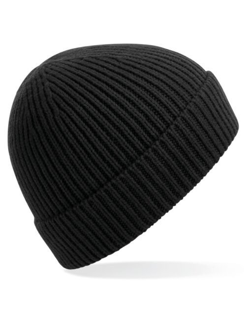 B380 Beechfield  Engineered Knit Ribbed Beanie HEADWEAR