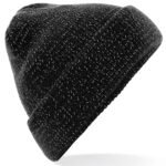 Beechfield Reflective Beanie HEADWEAR - Beanie Hat | Xcel UK