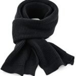 Beechfield Classic Waffle Knit Scarf HEADWEAR | Xcel UK