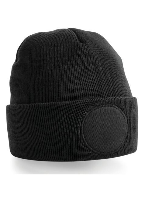 B446 Beechfield  Circular Patch Beanie HEADWEAR