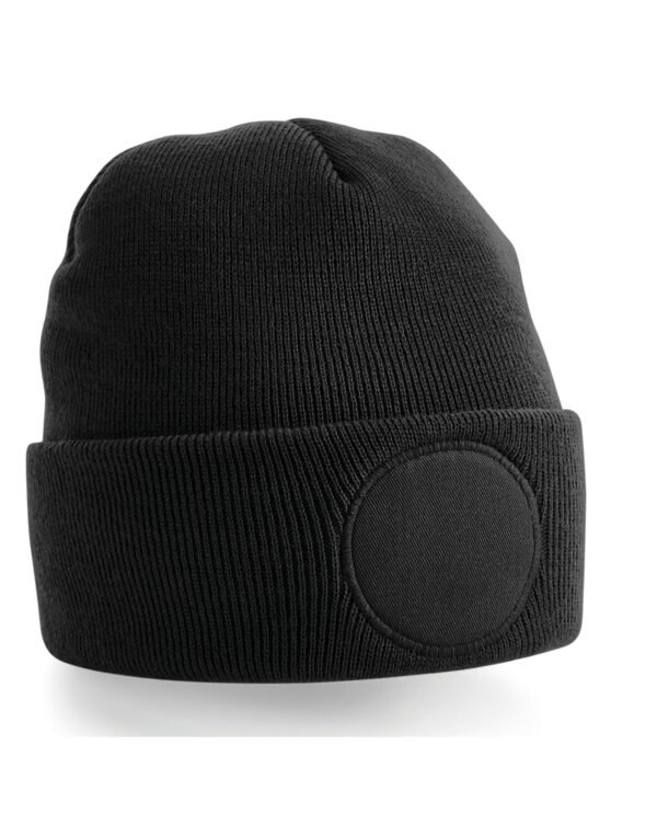 Beechfield Circular Patch Beanie HEADWEAR - Beanie Hat | Xcel UK