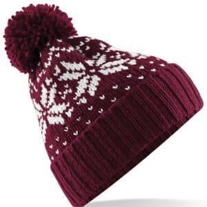 Beechfield Fair Isle Snowstar Beanie HEADWEAR