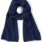 Beechfield Metro Knitted Scarf HEADWEAR | Xcel UK