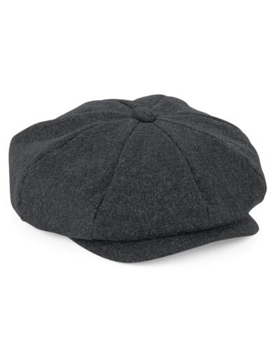 Beechfield Melton Wool Baker Boy Cap HEADWEAR | Xcel UK