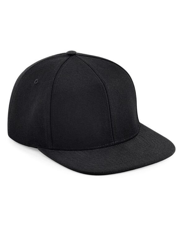 B661 Beechfield  Original Flat Peak 6 Panel Snapback HEADWEAR