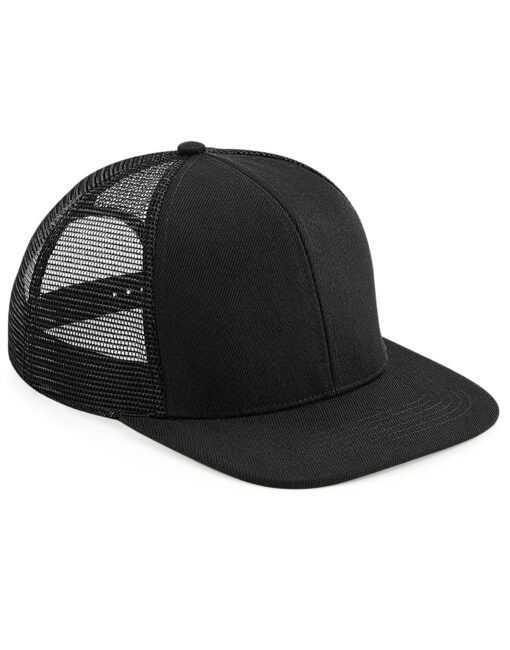 B664 Beechfield  Original Flat Peak 6 Panel Trucker HEADWEAR