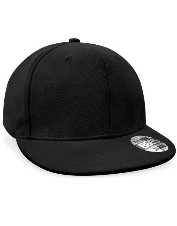 B665 Beechfield  Pro-Stretch Flat Peak Cap HEADWEAR