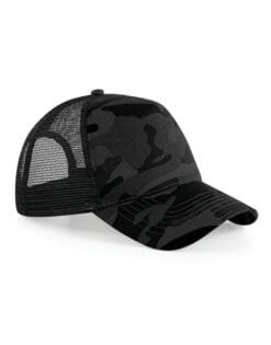 B694 Beechfield  Camo Snapback Trucker HEADWEAR