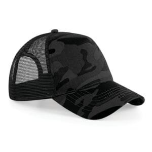 Beechfield Camo Snapback Trucker HEADWEAR