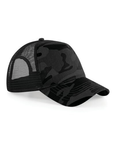Beechfield Camo Snapback Trucker HEADWEAR | Xcel UK