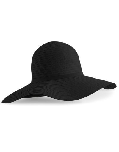 Beechfield Marbella Wide-Brimmed Sun Hat HEADWEAR | Xcel UK