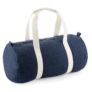 Bagbase Denim Barrel Bag