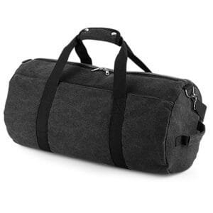 Bagbase Vintage Canvas Barrel Bag